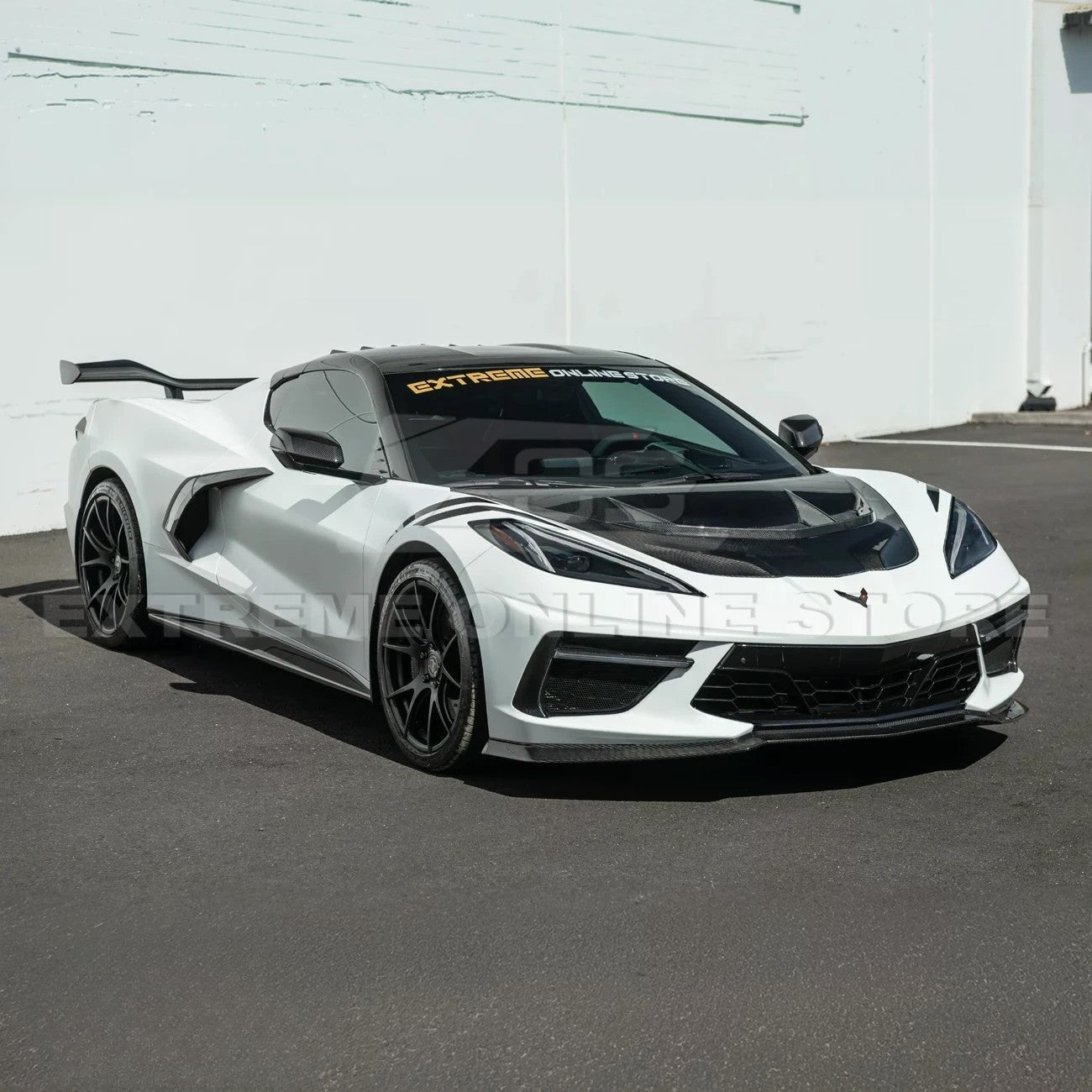 Corvette C8 ZR1 Front Bumper Vented Extractor Hood