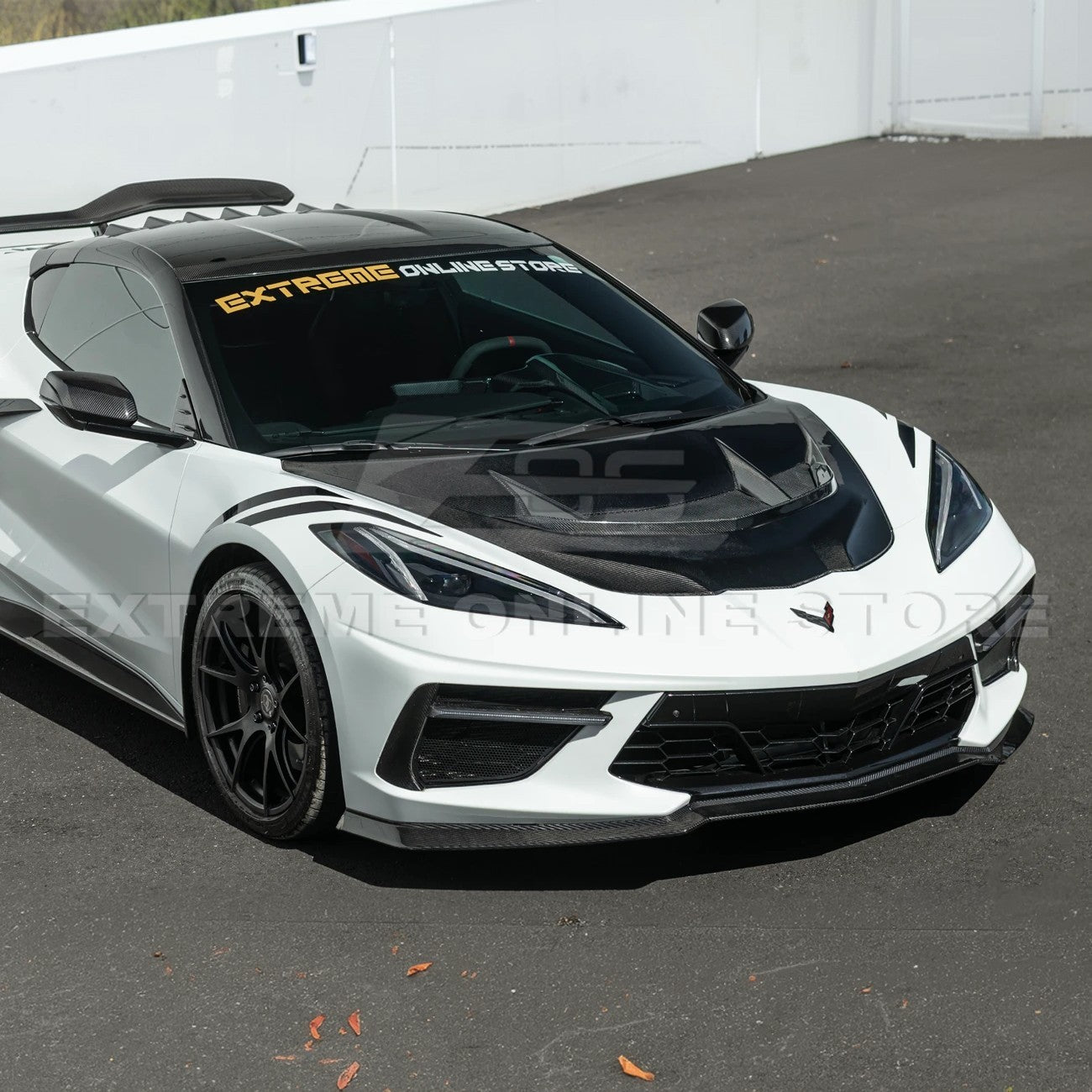 Corvette C8 ZR1 Front Bumper Vented Extractor Hood