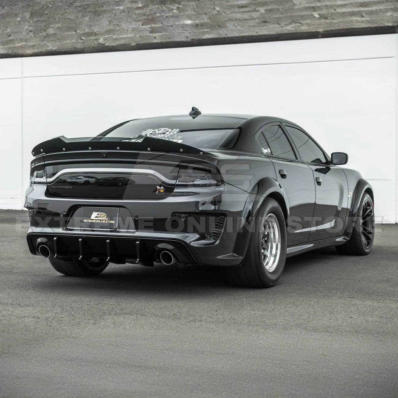 2020-Up Charger Widebody | SRT Rear Bumper Exhaust Diffuser