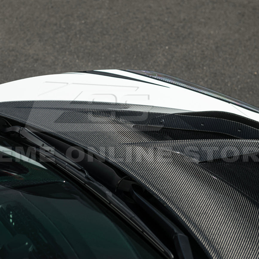 Corvette C8 ZR1 Front Bumper Vented Extractor Hood