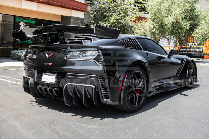 Corvette C7 ZR1 DRY Carbon Fiber Rear Wing Spoiler