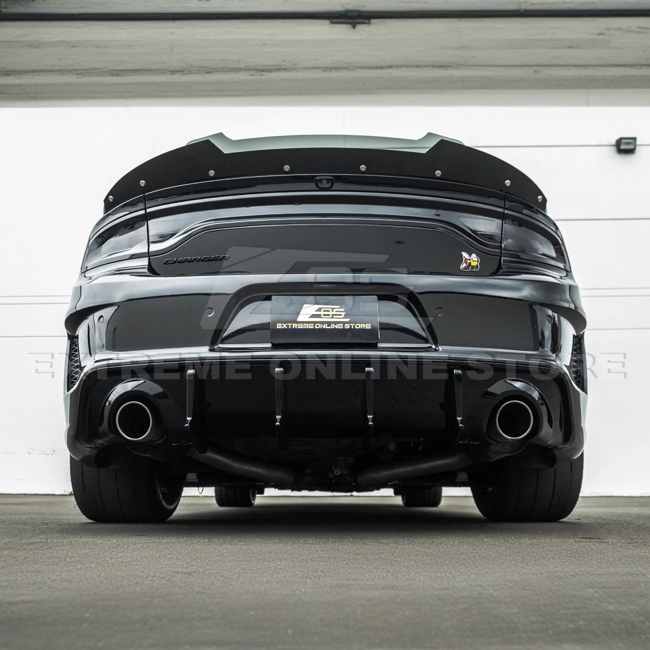 2020-Up Charger Widebody | SRT Rear Bumper Exhaust Diffuser