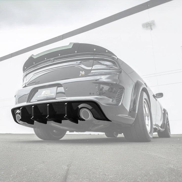 2020-Up Charger Widebody | SRT Rear Bumper Exhaust Diffuser