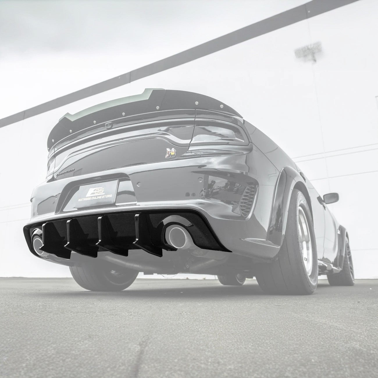2020-Up Charger Widebody | SRT Rear Bumper Exhaust Diffuser
