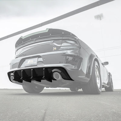 2020-Up Charger Widebody | SRT Rear Bumper Exhaust Diffuser