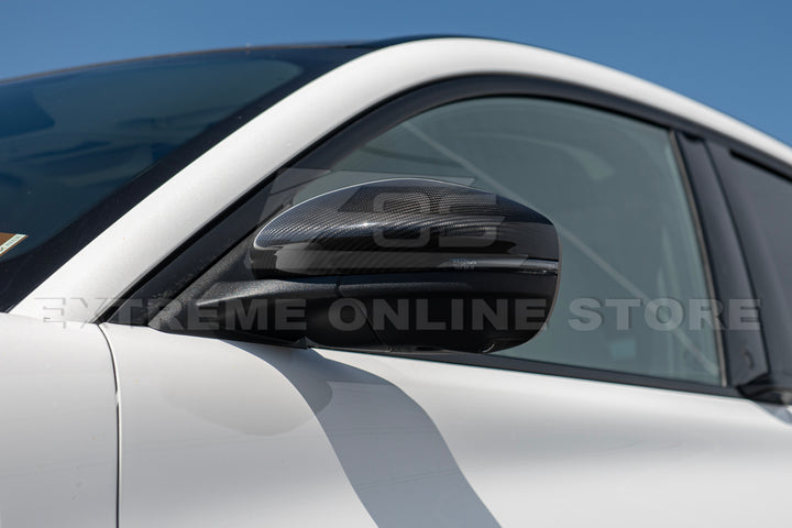 2021+ Ford Mustang Mach-E DRY CARBON FIBER Mirror Cap Cover