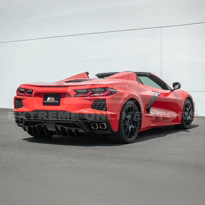 Corvette C8 Rear Bumper Add-On Diffuser Splitter Lip