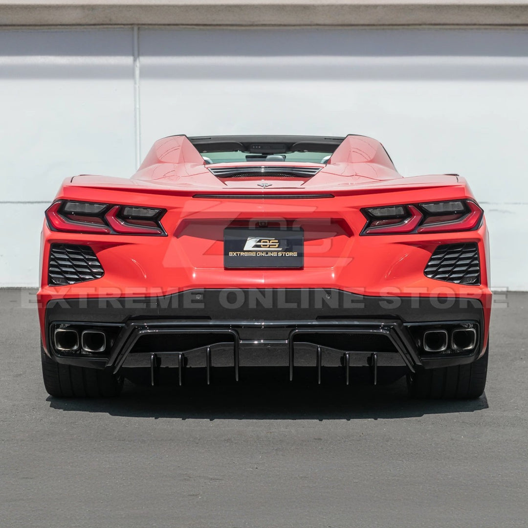 Corvette C8 Rear Bumper Add-On Diffuser Splitter Lip