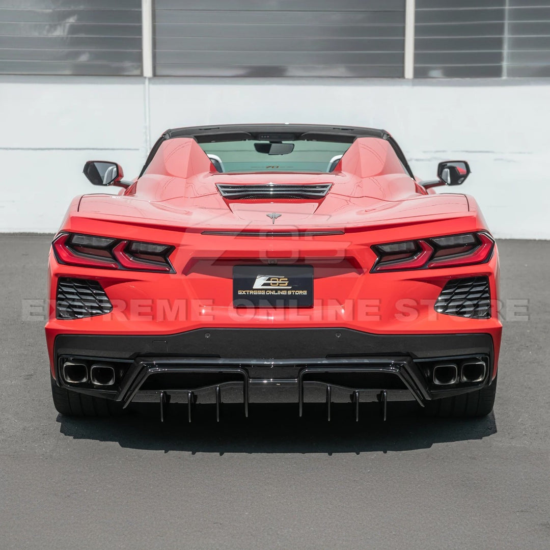 Corvette C8 Rear Bumper Add-On Diffuser Splitter Lip