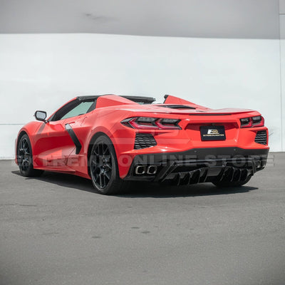 Corvette C8 Rear Bumper Add-On Diffuser Splitter Lip