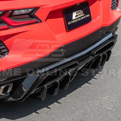 Corvette C8 Rear Bumper Add-On Diffuser Splitter Lip
