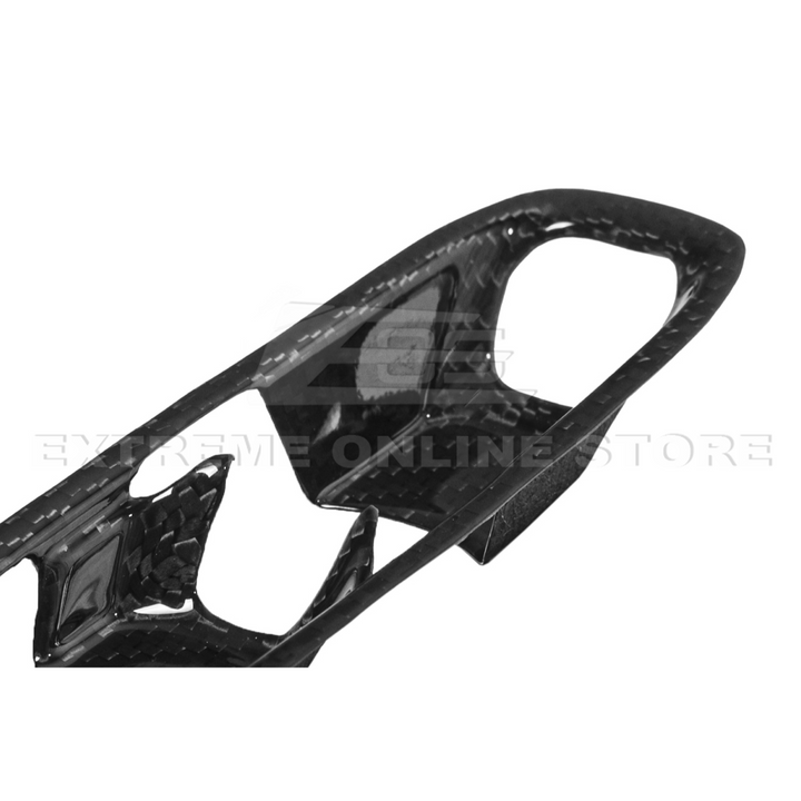 Corvette C8 DRY CARBON FIBER Gear Switch Control Panel Trim Cover Overlay
