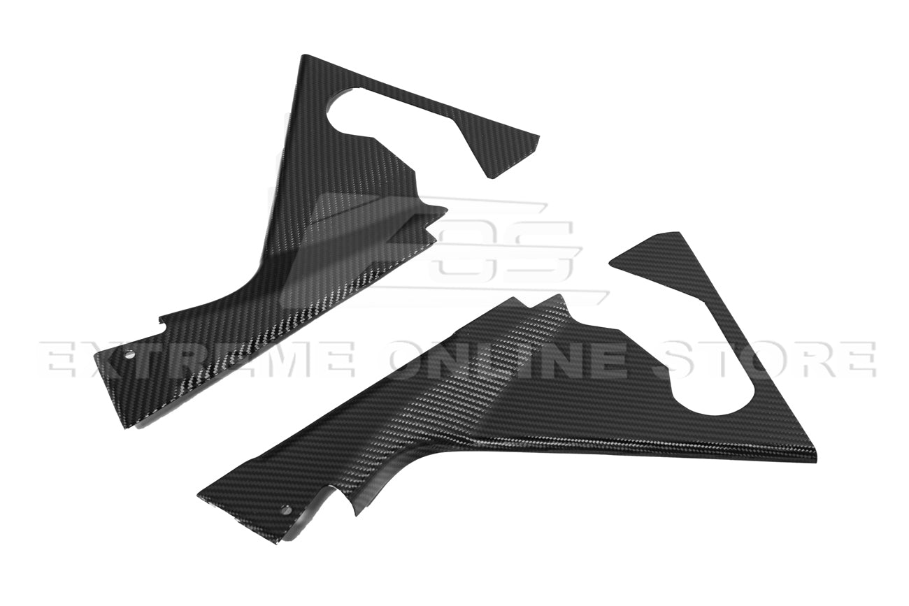 Corvette C8 Carbon Fiber Coupe Engine Bay Panel & Corner Vent Cover