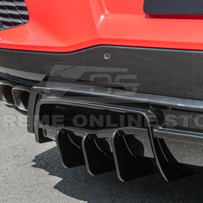 Corvette C8 Rear Bumper Add-On Diffuser Splitter Lip