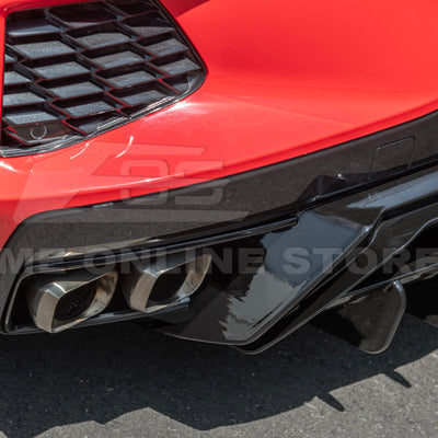 Corvette C8 Rear Bumper Add-On Diffuser Splitter Lip