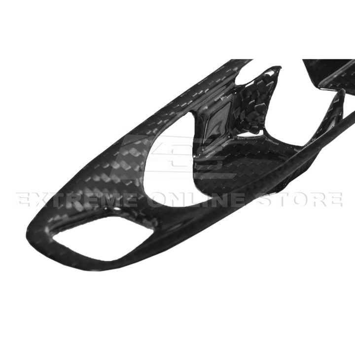 Corvette C8 DRY CARBON FIBER Gear Switch Control Panel Trim Cover Overlay