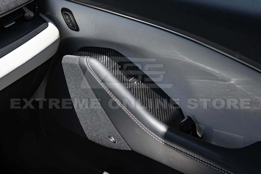 2021+ Ford Mustang Mach-E DRY Carbon Fiber Glass Lifting Cover Kit