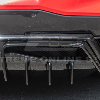 Corvette C8 Rear Bumper Add-On Diffuser Splitter Lip
