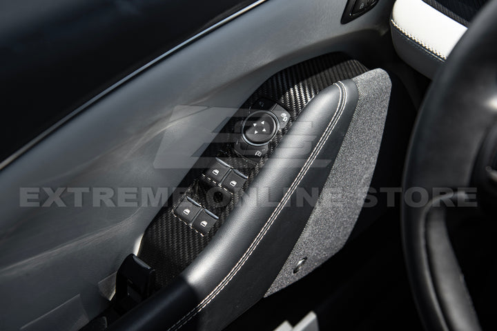 2021+ Ford Mustang Mach-E DRY Carbon Fiber Glass Lifting Cover Kit