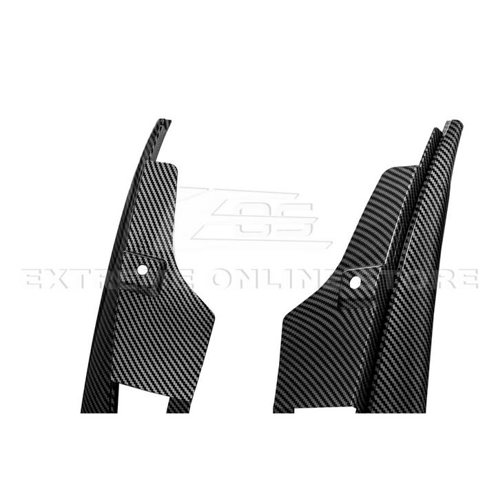 2024+ Ford Mustang Dry Carbon Fiber Mud Flap