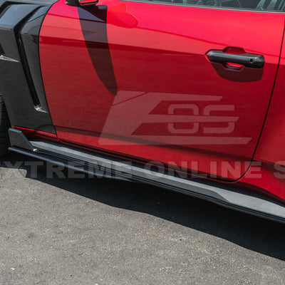 2024-Up Ford Mustang GT500 Style Add-On Side Skirts Extension