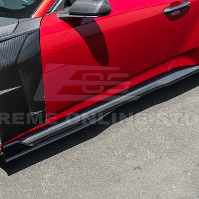 2024-Up Ford Mustang GT500 Style Add-On Side Skirts Extension