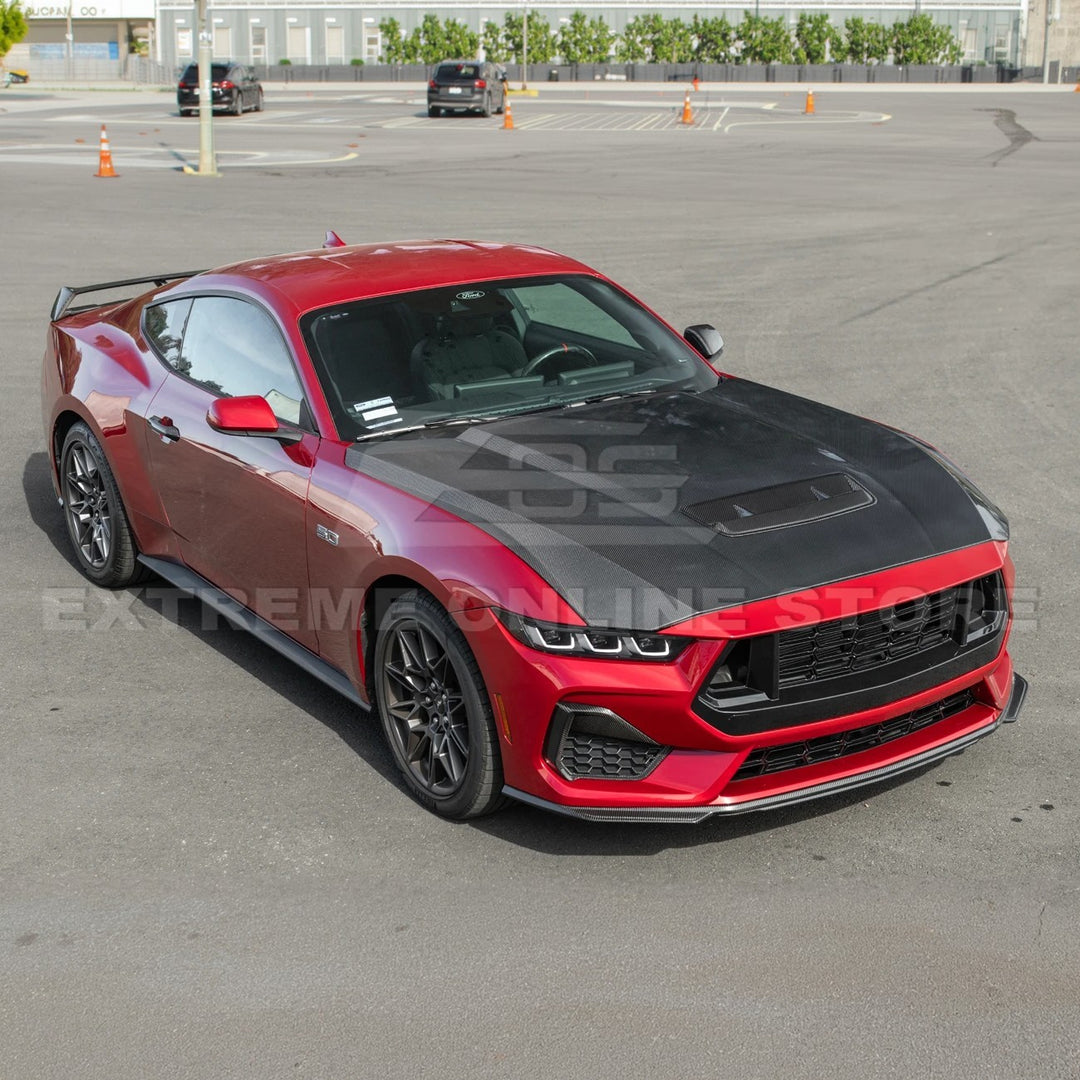 2024-Up Ford Mustang Front Bumper Hood Vented Cover