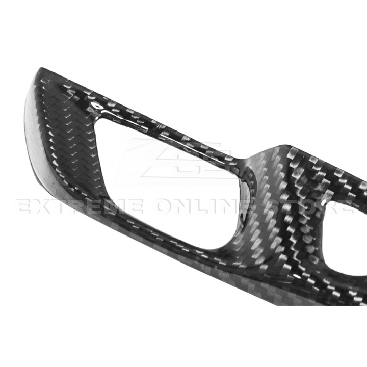 Corvette C8 DRY CARBON FIBER Door Control Button Cover