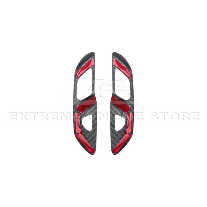 Corvette C8 DRY CARBON FIBER Door Control Button Cover