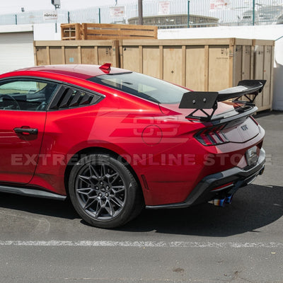 2024-Up Ford Mustang Carbon Fiber Side Quarter Window Louver Sun Shade Cover
