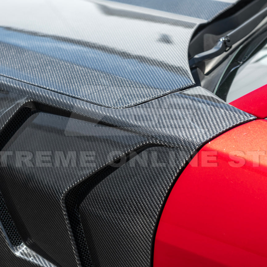 2024-Up Ford Mustang S650 GTD Style Carbon Fiber Front Side Vented Fenders