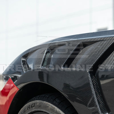 2024-Up Ford Mustang S650 GTD Style Carbon Fiber Front Side Vented Fenders