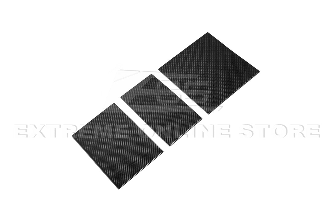2024-Up Tesla Model 3, 2025-Up Model Y Carbon Fiber Interior Central Storage Box Cover