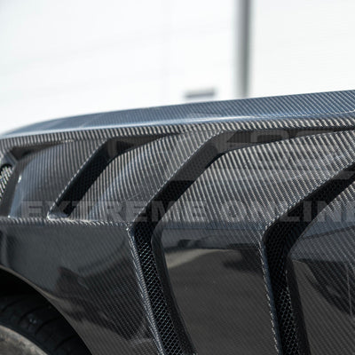 2024-Up Ford Mustang S650 GTD Style Carbon Fiber Front Side Vented Fenders