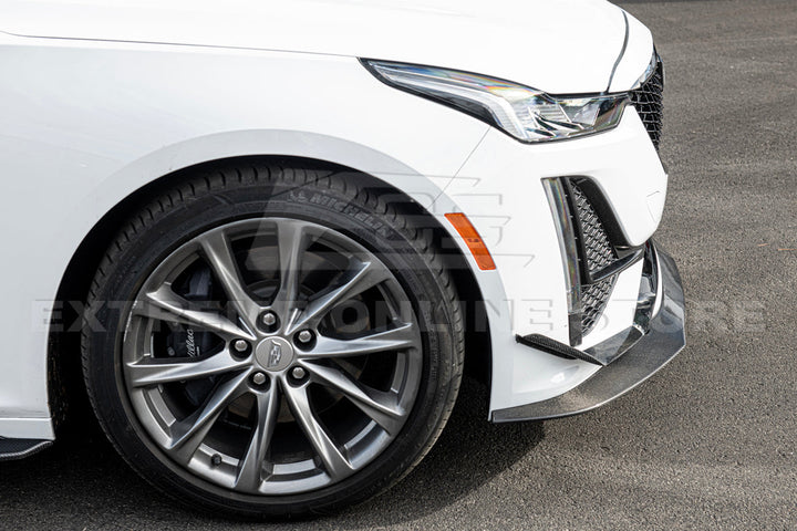 2020-24 Cadillac CT5-V Blackwing Package Style Carbon Front Lip &amp; Side Skirts