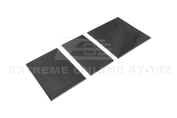 2024-Up Tesla Model 3, 2025-Up Model Y Carbon Fiber Interior Central Storage Box Cover
