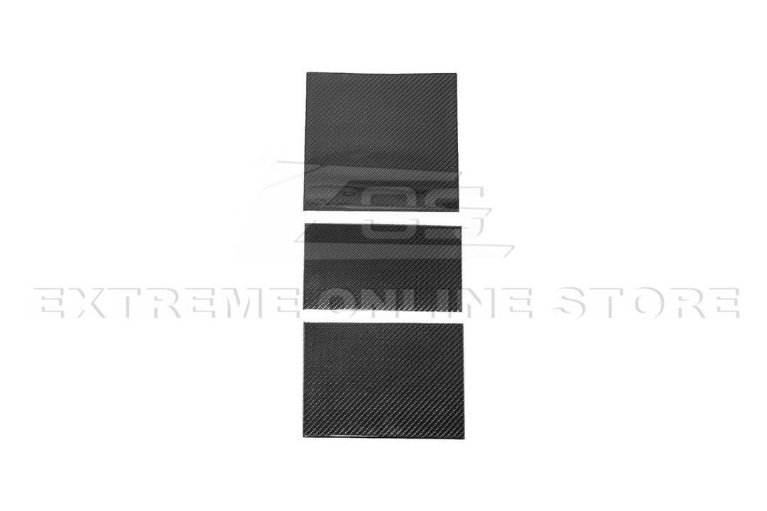 2024-Up Tesla Model 3, 2025-Up Model Y Carbon Fiber Interior Central Storage Box Cover