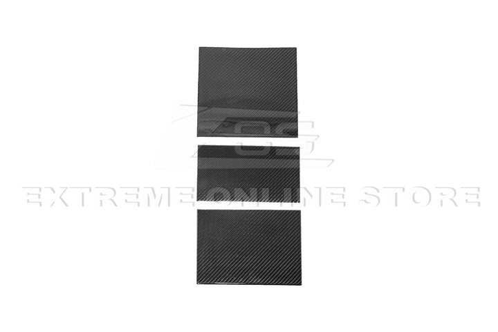 2024-Up Tesla Model 3, 2025-Up Model Y Carbon Fiber Interior Central Storage Box Cover