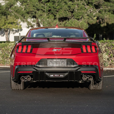 2024+ Ford Mustang V2 Package Carbon Fiber Rear Bumper Diffuser