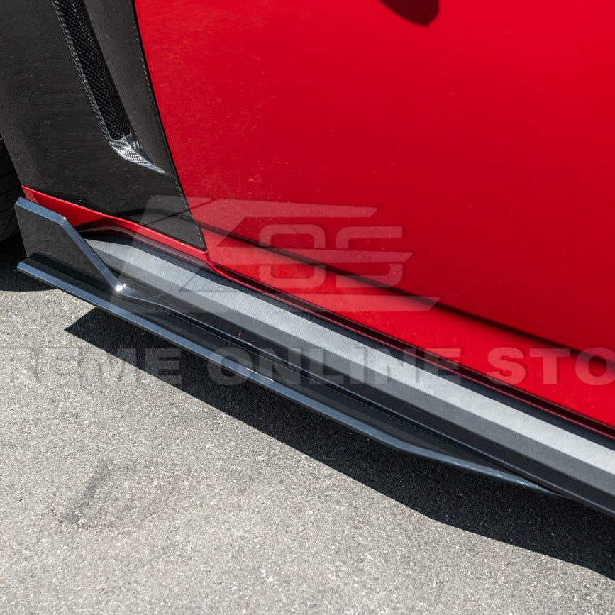 2024-Up Ford Mustang GT500 Style Add-On Side Skirts Extension