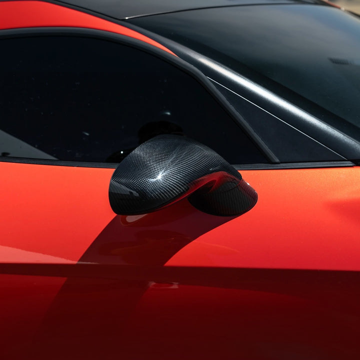 2005-2013 Corvette C6 | Dry Carbon Fiber Side Mirror Covers (4 Pieces)