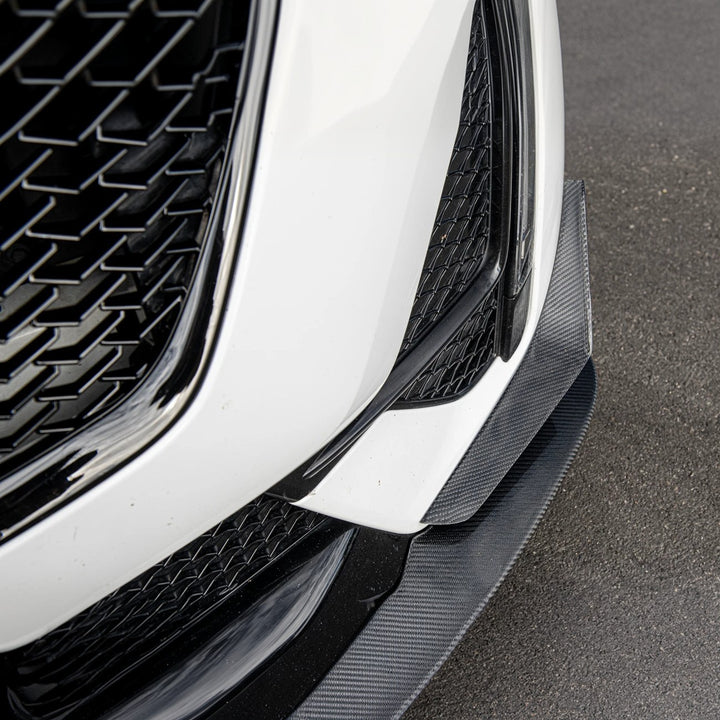 2020-24 Cadillac CT5-V Blackwing Package Style Carbon Fiber Front Lip Splitter Canards