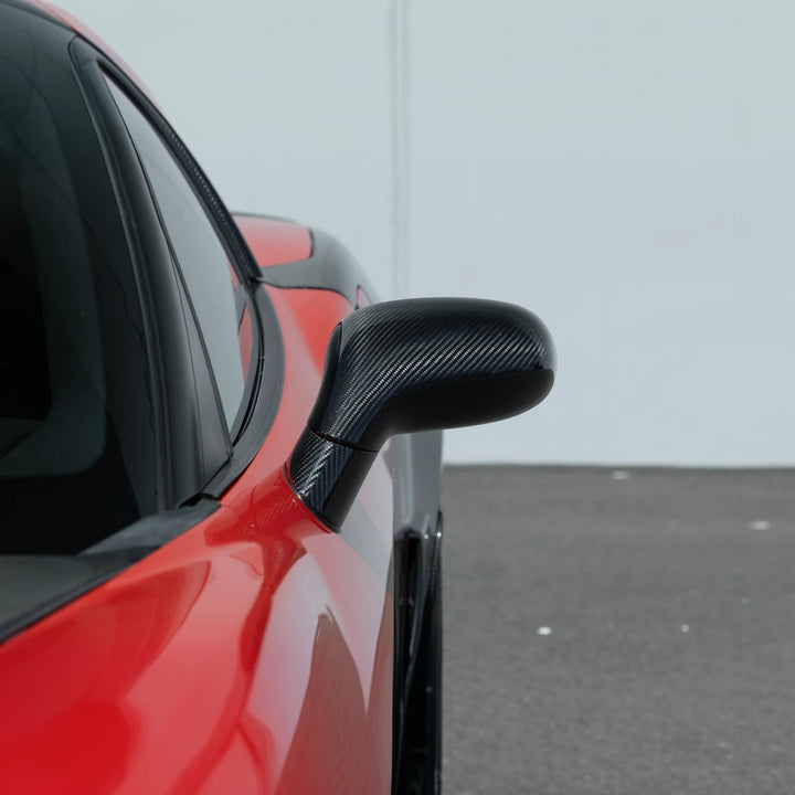 2005-2013 Corvette C6 | Dry Carbon Fiber Side Mirror Covers (4 Pieces)
