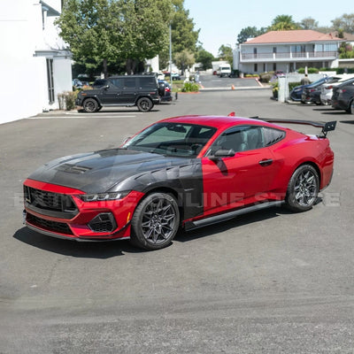 2024-Up Ford Mustang GT500 Style Add-On Side Skirts Extension