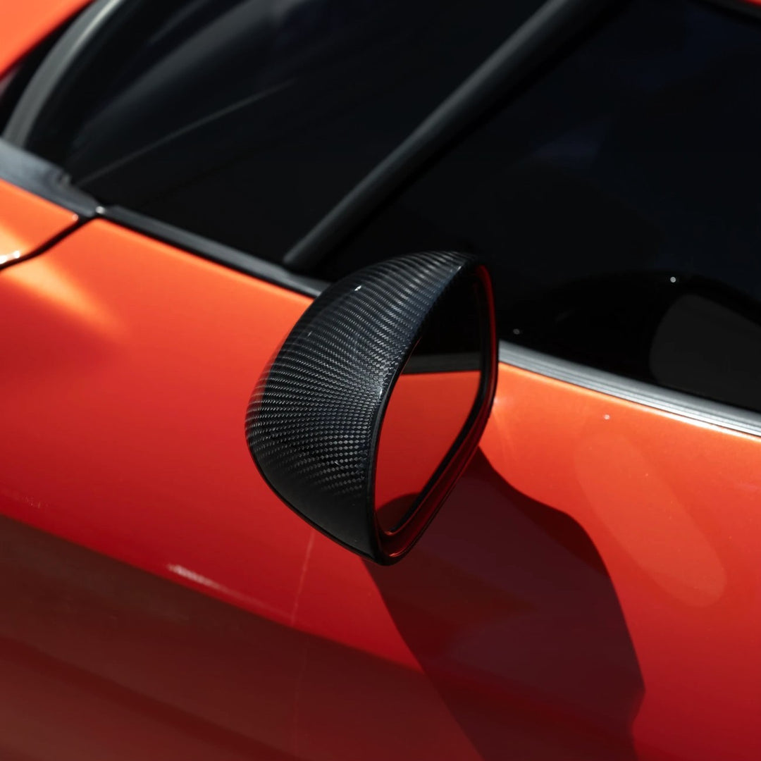 2005-2013 Corvette C6 | Dry Carbon Fiber Side Mirror Covers (4 Pieces)