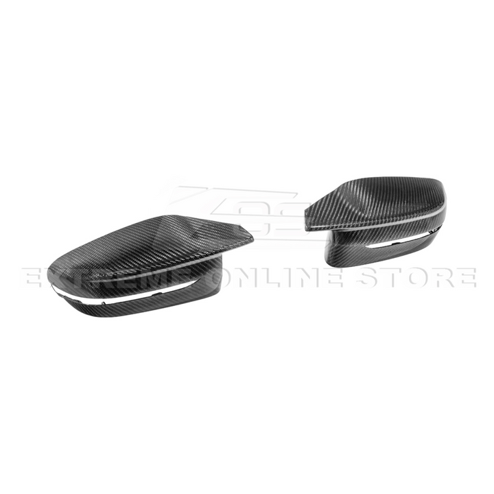 2021-Up BMW G87 M2 G80 M3 G82 M4 | Factory Style DRY CARBON FIBER Mirror Cover Cap