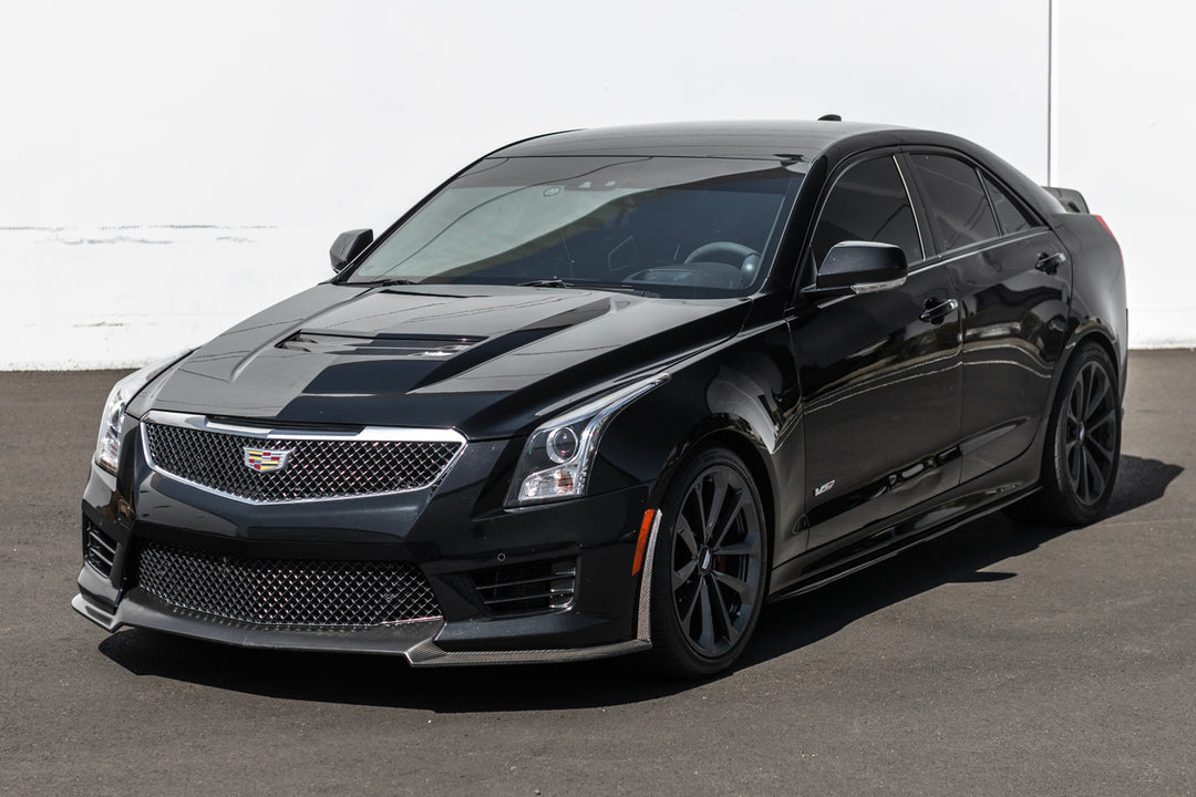 2016-19 Cadillac ATS-V  Carbon Fiber Extended Front Splitter &amp; Side Wheel Arch