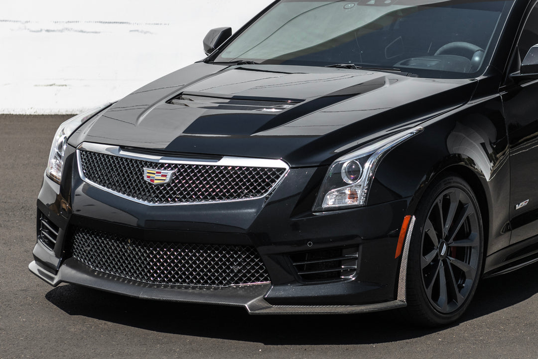 2016-19 Cadillac ATS-V  Carbon Fiber Extended Front Splitter &amp; Side Wheel Arch