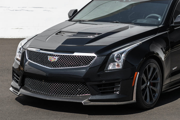 2016-19 Cadillac ATS-V  Carbon Fiber Extended Front Splitter &amp; Side Wheel Arch