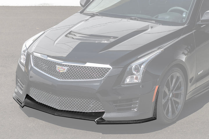 2016-19 Cadillac ATS-V  Carbon Fiber Extended Front Splitter &amp; Side Wheel Arch